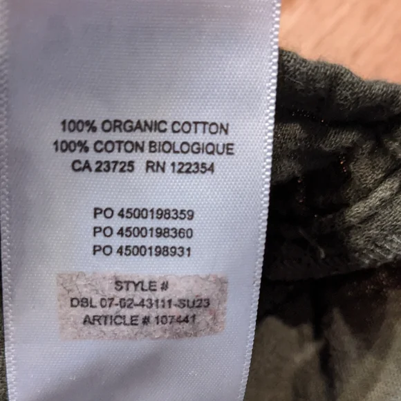 Wilfred Free Olive Cropped Button Down Organic Cotton Shirt - Picture 4 of 5